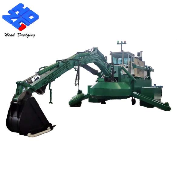 Cutter Suction Backhoe Amphibious Dredger Multipurpose 2200r/Min