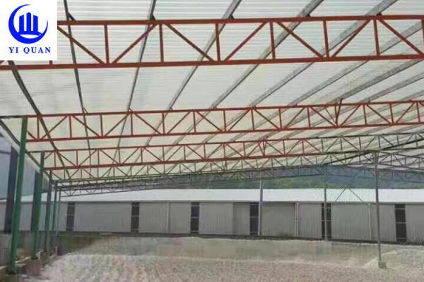 As folhas transparentes do telhado de FRP corrugaram telhar a telha espanhola plástica