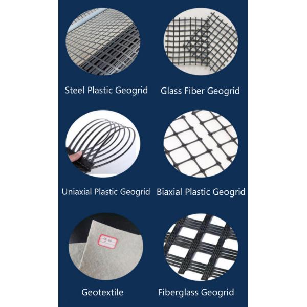 Black Hole 30mm  Plastic Geogrid Mesh For Road Construction