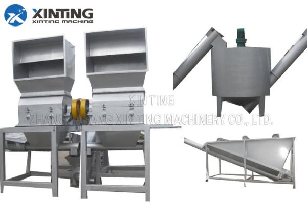 Ldpe Film Plastic Washing Recycling Machine Crusher SJ Serious With CE Certification