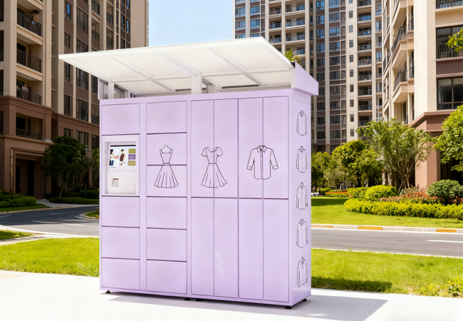 Modular Sanitizing Locker System With Off-Peak Billing & Touchless Payment