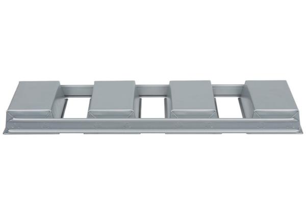 RK Bakeware China Foodservice NSF 6 Strap Glazed Aluminum Loaf Pans Aluminized Steel Bread Loaf Pan