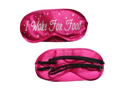 Natural Soft Material Eye Sleep Mask With Funny Meaningful Print Logo