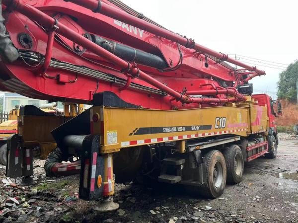 SYM5352THB 52M Sany Mercedes Chassis usado caminhão de bomba de concreto com 51,3m altura vertical