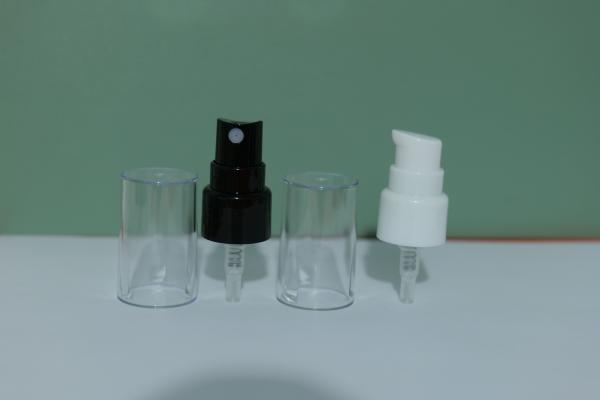 500ml Plastic PP Lotion Pump With UV Coating Gold And Silver