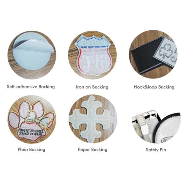 Halloween Skull Iron On Embroidered Patches Sticker Backing Heat Cut For Gifts