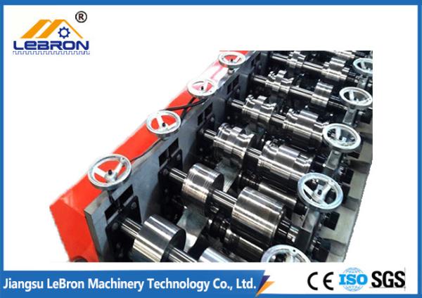 White Color Metal Stud And Track Roll Forming Machine UC Channel With H Punching