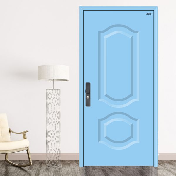 Customizable Flat Frame Steel Door Invisible Hinge for Residential Entry