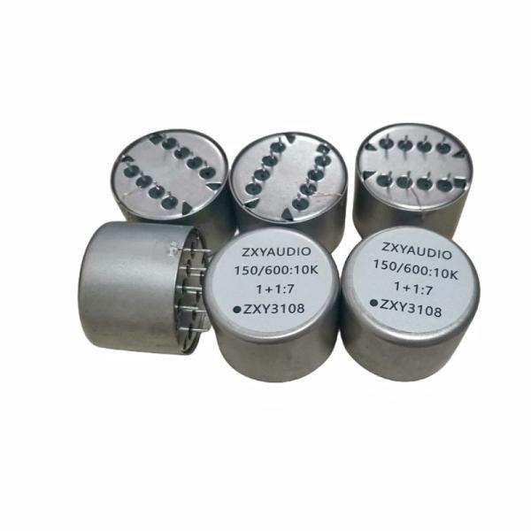 ZXY3108 Isolamento de áudio Transformador de passo para baixo de gado de áudio amplificado Permalloy 600: 10K 150/600: 10K 1 + 1: 7