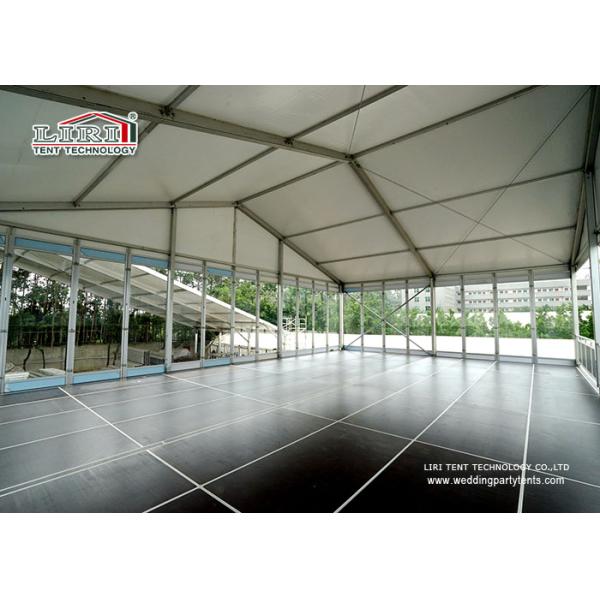 Fire Proof Large Wedding Tents , Roof Cube Tent Aluminum Frame