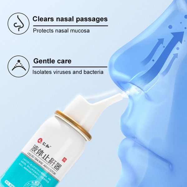 Renhe Liquid Anti-Snoring Device: One spray stops snoring, preventing recurrence.