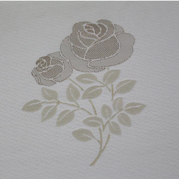 Moisture Proof 200gsm Polyester Jacquard Knitting Fabric With Rose Pattern Printed