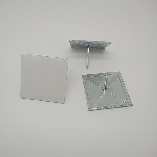 Building Materials Self Adhesive Insulation Hanger Stick Pin Household Perforated Base Insulation Pins