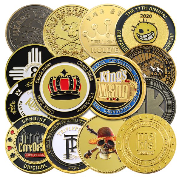 Personalized Soft Enamel Custom Metal Coin with Double Side Design and Customized Logo