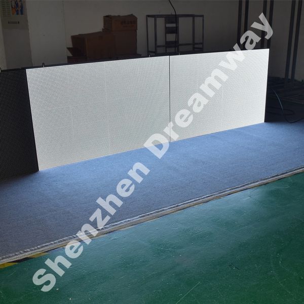 Commercial 1/2 Scan square Outdoor Advertising LED Display Rear Maintenance