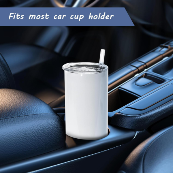 Blank Stainless Steel 20 Oz Sublimation Tumbler With Straw Bulk Skinny Straight
