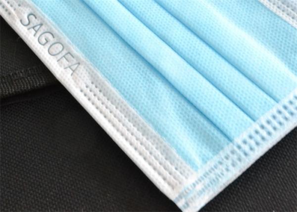 3Ply  Disposable Surgical Mask , Anti Pollution Mask Customized With Carbon Filter