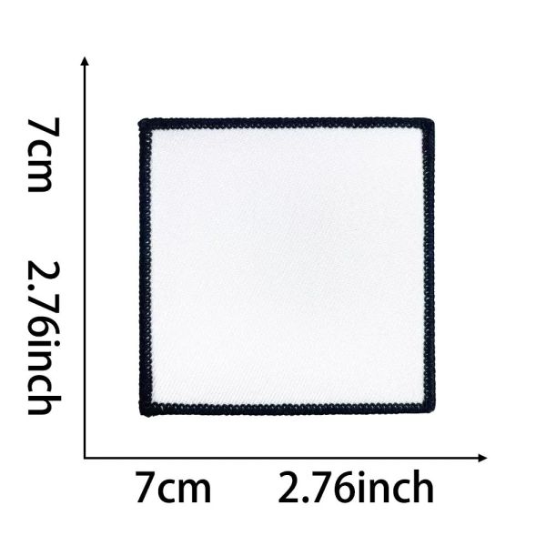 Custom Sublimated Patches Hat Patches Blank Patches For Heat Press