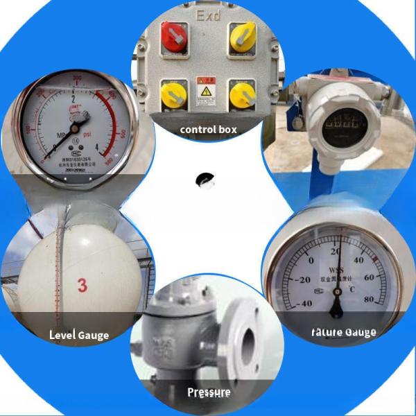 Low Pressure 0.1MPa≤p 1.6MPa LPG Skid Plant Filling Station for Cooking Gas Suitable
