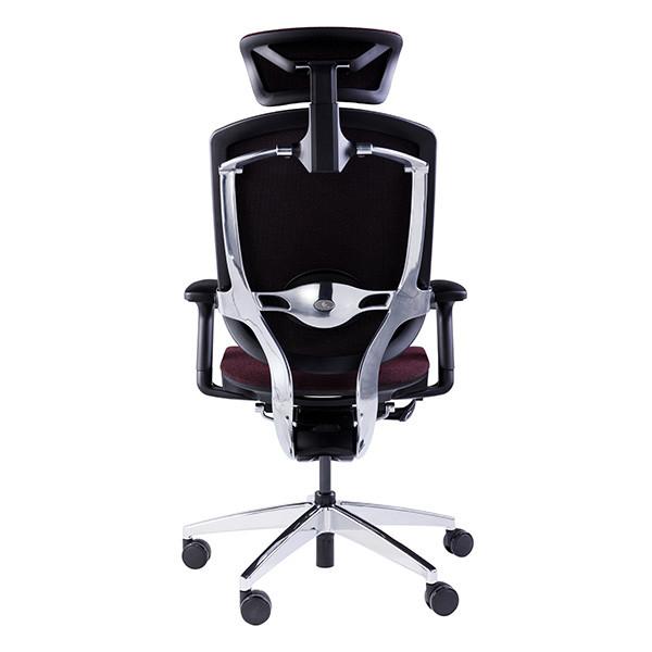 Adjustable Lumbar Support Armrest Sliding Seat Headrest Swivel Office Chairs