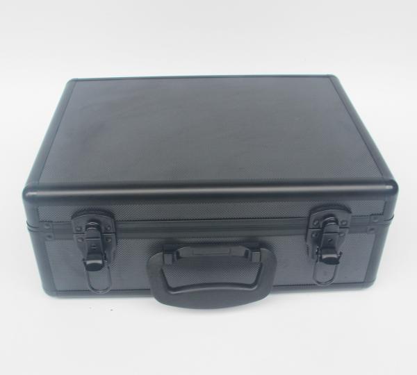 ABS Shinny Black Aluminum Camera Case , Professional Aluminum Camera Carrying Case