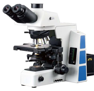 Microscópio biológico Para Celular 180 x 155mm de laboratório médico de Trinocular branco