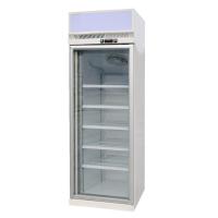 O refrigerador ereto da bebida do líquido refrigerante R290 obstrui dentro