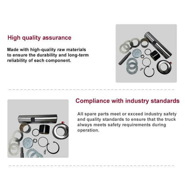 Steering Knuckle King Pin Repair Kit WG4005415303 for Sinotruk Howo A7