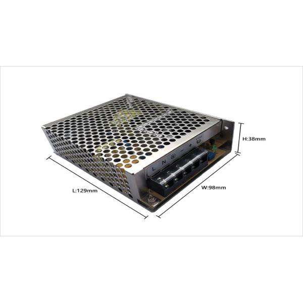 24V 3.2A 75W Panel Mount Power Supply 16ms Hold Up Time 0.41kg / Pcs Weight