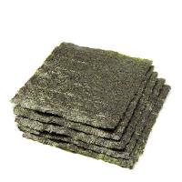 Escuro - sushi Roasted Nori de Algas Nori For Sushi Natural Seaweed sabor verde