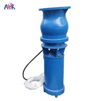 1000m3/H Tanque de camarão horizontal Grande fluxo Axial de água submersível bomba