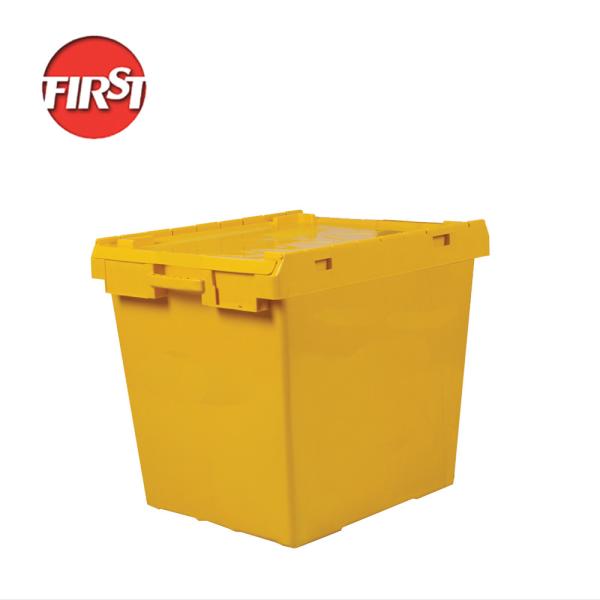 Fabrication de boîtes en plastique empilées FIRST Solid Box Contenants en plastique avec couvercle