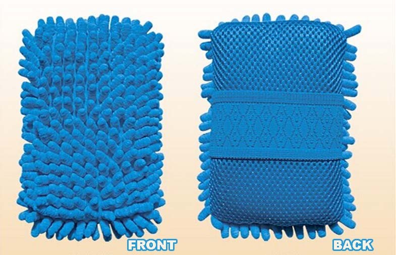 Померанцовые инструменты чистки циновки ванны Microfiber синеля для домашней кухни