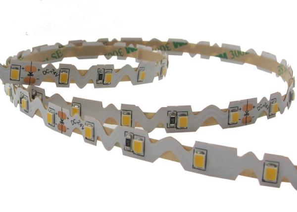 12V CRI90 Zigzag LED Strip , Non Waterproof S Shape LED Strip Free Bending