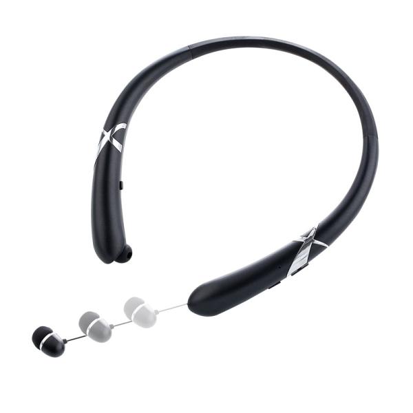 Neckband Retractable Bluetooth Headphones