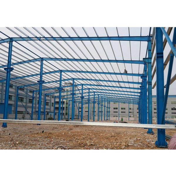 Construction de structures en acier galvanisé préfabriqué sur mesure avec connexion à boulons de résistance