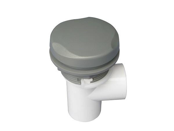 Black ABS / PVC  Hot Tub Valves , 3 - Scallop Spa Air Control Valve