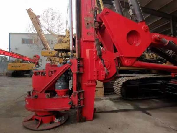 160kN 20m Used Rotary Drilling Rig Rotating Head Drilling Rig With Interlock Kelly Bar