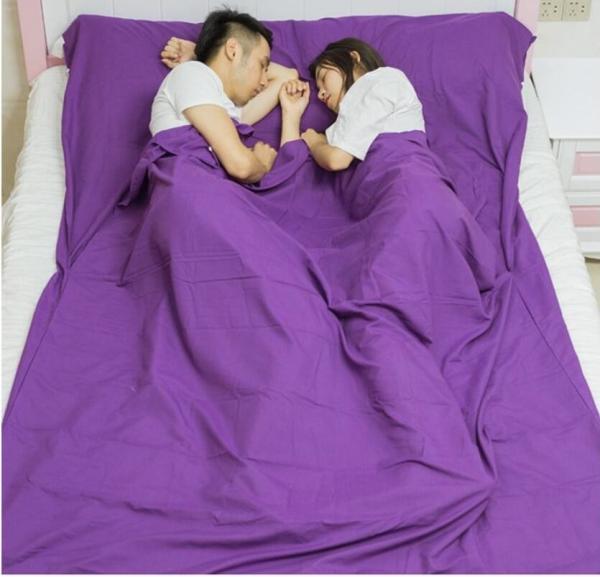Outdoor Single Camping Envelope Sleeping Bag Liner Mummy Hiking Travel Camp Gear(HT8036)