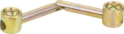 Iron Furniture Assembly Hardware , Four In One M6 Furniture Bolts For Cabinet