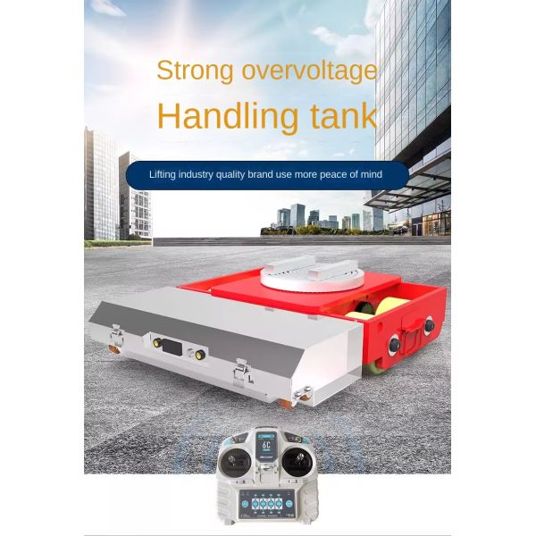 20 Ton Portable Electric Tank Trolley with 360 Degree Rotation for Machine Handling and Moving