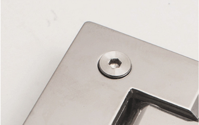 Мягкое закрытие из нержавеющей стали 304 Гидравлическая стеклянная дверная застежка Душевой панцирь на 90 градусов