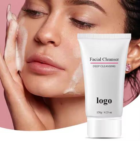 Gel de nettoyage du visage pour adultes à base d'huiles essentielles composées