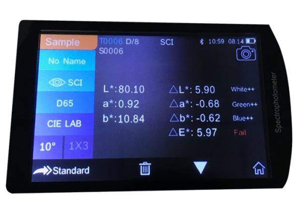 3NH 3,5 le spectrophotomètre YS3020 d'écran tactile a adapté le plein spectre aux besoins du client de mesure d'ouverture