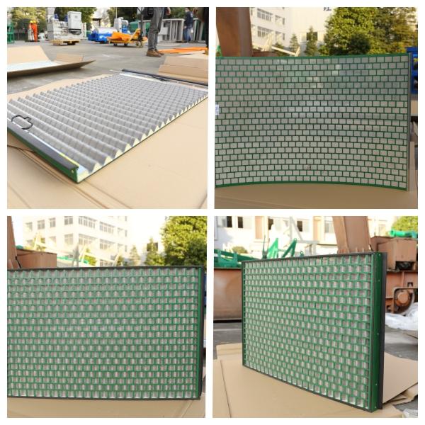 Réparation rapide Écrans de shaker de schiste Écrans de shaker de cadre en acier Pétrole et gaz