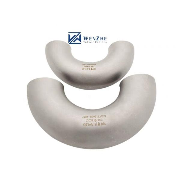 Заваренный 180 градусов локоть в 304 316 316L нержавеющей стали для равных разме