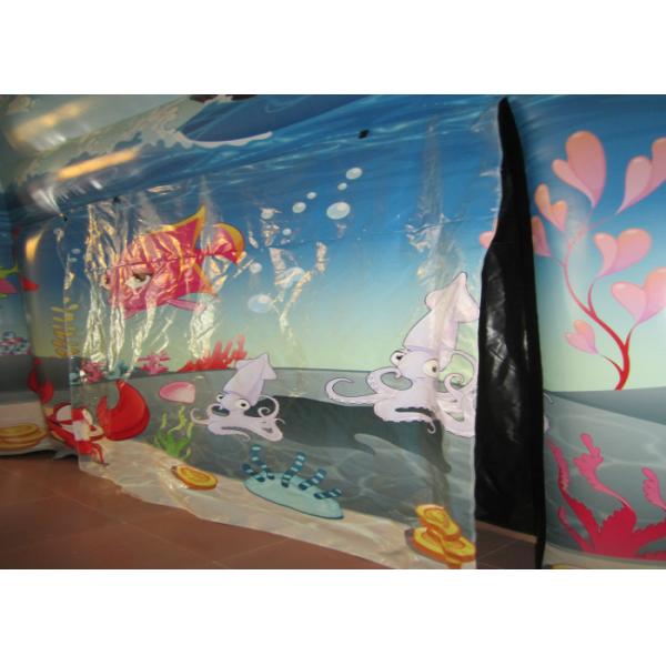 Спортивная площадка дома Пайпингбаунц цифров крытая, театр крупного плана подводного мира вверх