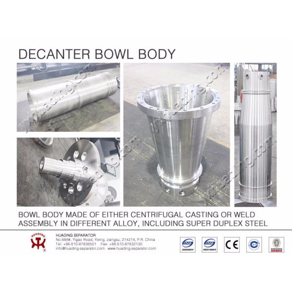Innovative Solid Bowl Decanter Centrifuge From Technology Leader, Since 1954