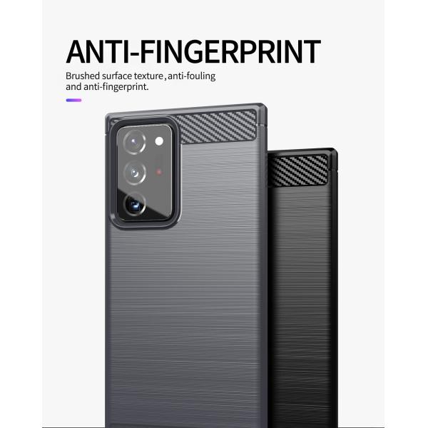 Luxury Shockproof Phone Cases Carbon Fiber TPU Back Cover Anti Slip