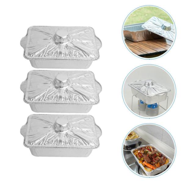 OEM Service Accepted 500ml 900ml 1000ml Tin Foil Aluminum Foil Container for Kitchen